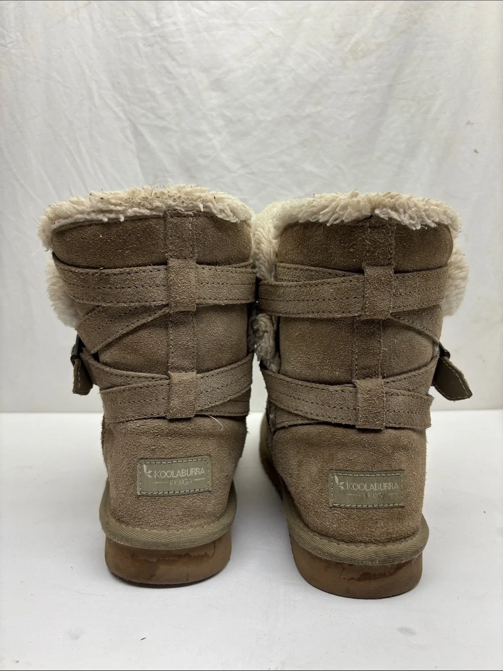 Koolaburra by Ugg Suede Shearling Winter Boots, SZ 7, box 5